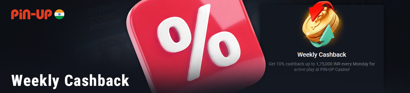Weekly Loss Cashback Promotion for Casino Games