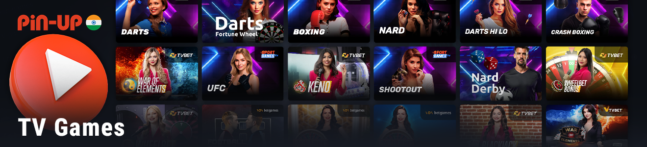 Live TV Game Shows at Pin-Up