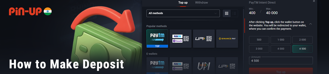 Step-by-Step Guide to Depositing Funds on Pin-Up
